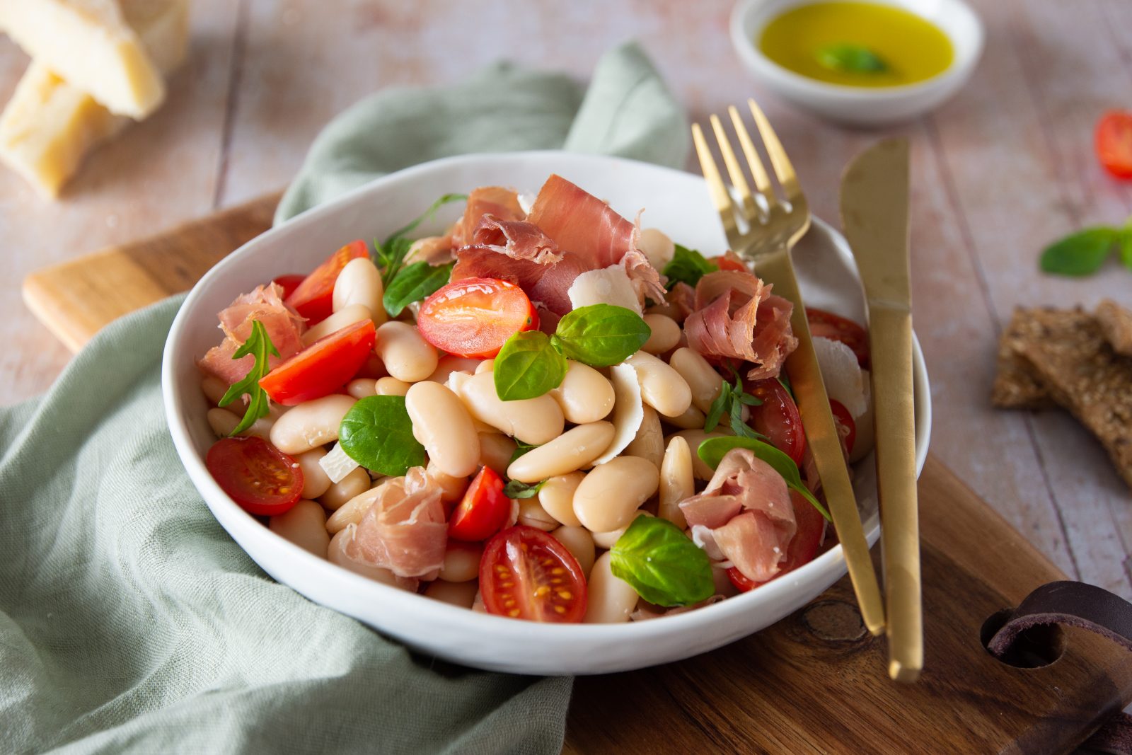 Salade italienne aux haricots tarbais - Confit Banane