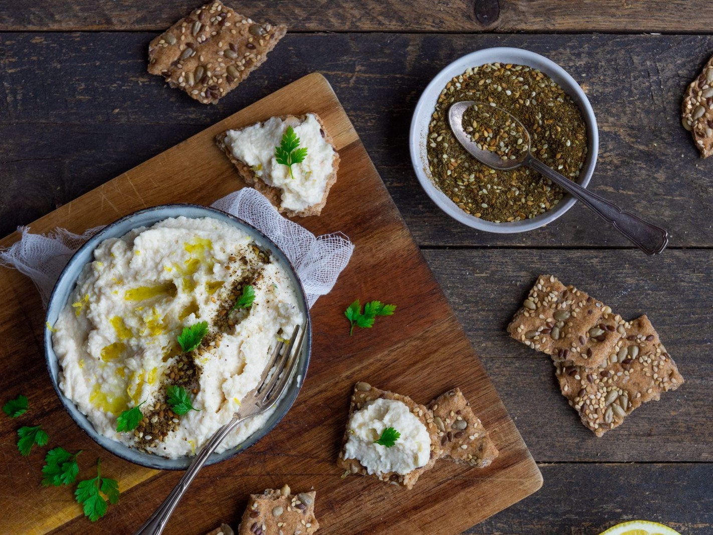 Tartinade de Haricots Tarbais &agrave; la feta et au citron - Confit Banane