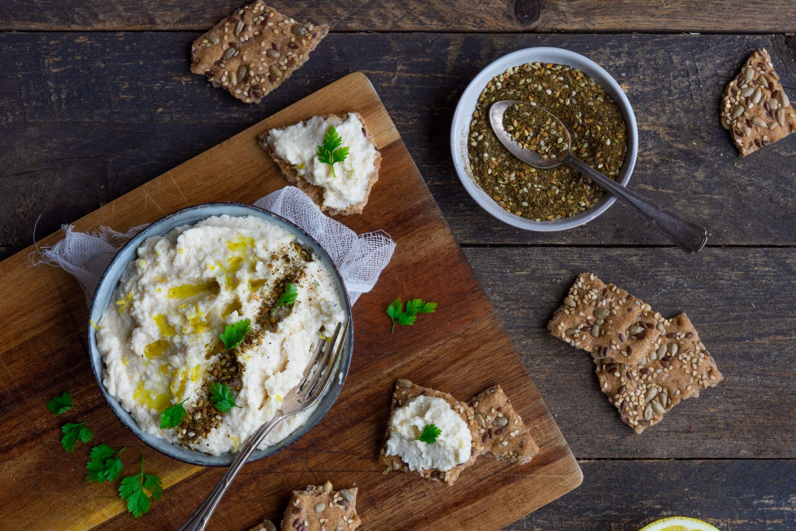 Tartinade de Haricots Tarbais à la feta et au citron - Confit Banane