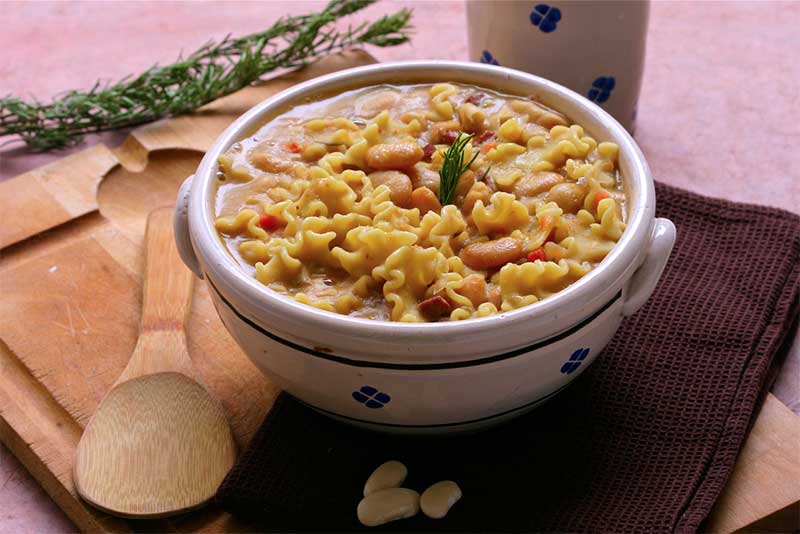 Soupe Haricots Tarbais et pâtes